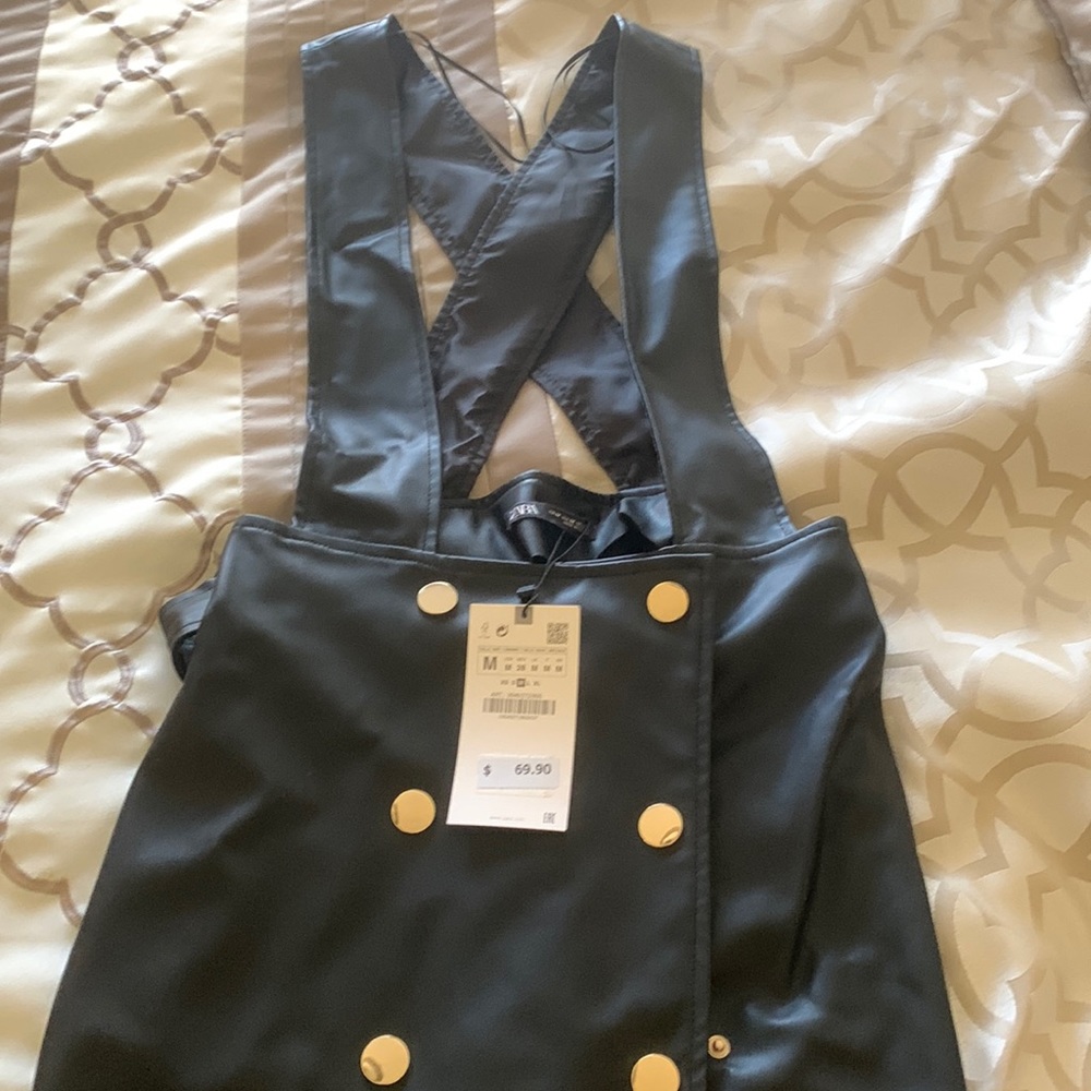 Zara Leather-like Skirt